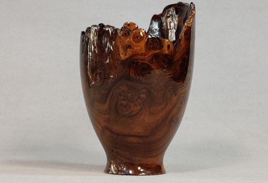  Handmade Decorative Wooden Bowl / Russian Olive Burl Wood